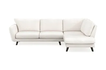 Trend Lyx Sjeselongsofa Høyre - Hvit - Møbler - Sofaer - Sofaer med sjeselong - 4 seters sofa med divan