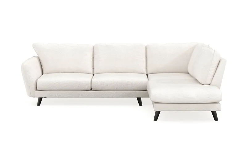 Trend Lyx Sjeselongsofa Høyre, Hvit