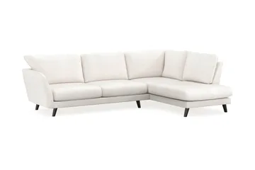 Trend Lyx Sjeselongsofa Høyre - Hvit - Møbler - Sofaer - Sofaer med sjeselong - 4 seters sofa med divan