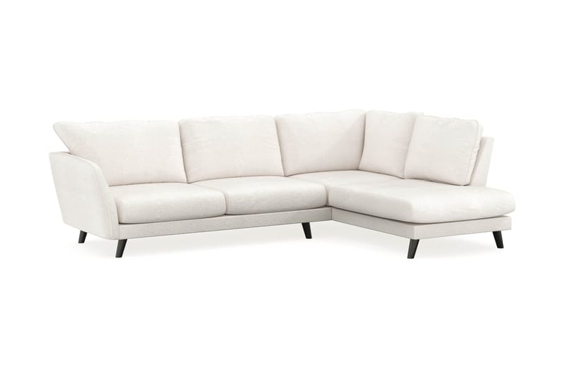 Trend Lyx Sjeselongsofa Høyre - Hvit - Møbler - Sofaer - Sofaer med sjeselong - 4 seters sofa med divan
