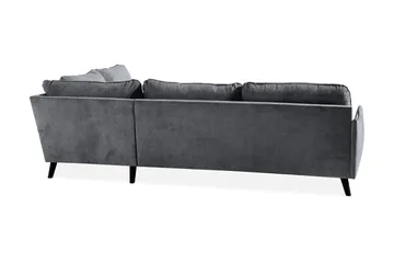 Trend Lyx Sjeselongsofa Høyre - Mørkegrå - Møbler - Sofaer - Sofaer med sjeselong - 4 seters sofa med divan