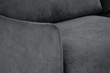 Trend Lyx Sjeselongsofa Venstre - Mørkegrå/Eik - Møbler - Sofaer - Sofaer med sjeselong - 4 seters sofa med divan