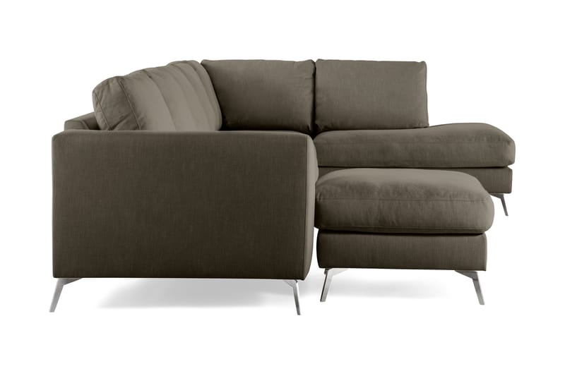U-sofa Friday Lyx med Sjeselong Høyre - Grön - Møbler - Sofaer - Sofaer med sjeselong