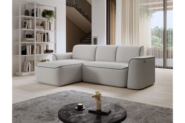 Ume 4-seter Sofa med Sjeselong - Grå - Møbler - Sofaer - Sofaer med sjeselong - 4 seters sofa med divan
