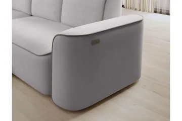Ume 4-seter Sofa med Sjeselong - Grå - Møbler - Sofaer - Sofaer med sjeselong - 4 seters sofa med divan