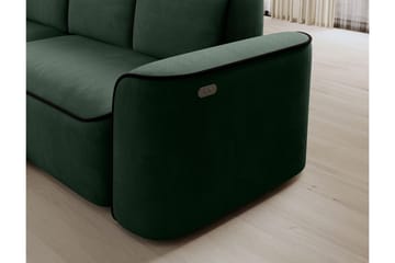 Ume 4-seter Sofa med Sjeselong - Grønn - Møbler - Sofaer - Sofaer med sjeselong - 4 seters sofa med divan