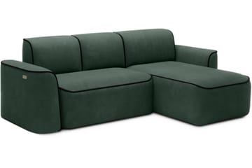 Ume 4-seter Sofa med Sjeselong - Grønn - Møbler - Sofaer - Sofaer med sjeselong - 4 seters sofa med divan