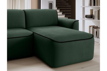 Ume 4-seter Sofa med Sjeselong - Grønn - Møbler - Sofaer - Sofaer med sjeselong - 4 seters sofa med divan
