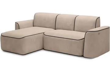 Ume 4-seter Sofa med Sjeselong - Krem - Møbler - Sofaer - Sofaer med sjeselong - 4 seters sofa med divan
