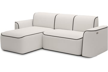Ume 4-seters Sofa med Divan - Hvit - Møbler - Sofaer - Sofaer med sjeselong - 4 seters sofa med divan