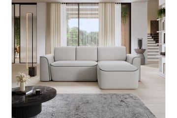 Ume 4-seters Sofa med Sjeselong - Grå - Møbler - Sofaer - Sofaer med sjeselong - 4 seters sofa med divan