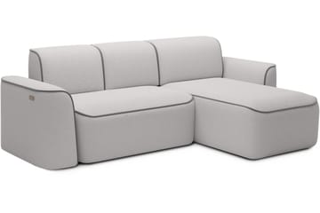 Ume 4-seters Sofa med Sjeselong - Grå - Møbler - Sofaer - Sofaer med sjeselong - 4 seters sofa med divan