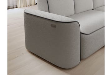 Ume 4-seters Sofa med Sjeselong - Grå - Møbler - Sofaer - Sofaer med sjeselong - 4 seters sofa med divan