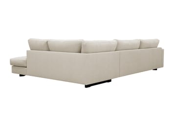 Valencia Ekstra Dyp 4-seters sofa med Sjeselong Høyre - Beige - Møbler - Sofaer - Sofaer med sjeselong - 4 seters sofa med divan