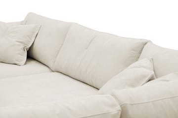 Valencia Ekstra Dyp 4-seters sofa med Sjeselong Høyre - Beige - Møbler - Sofaer - Sofaer med sjeselong - 4 seters sofa med divan