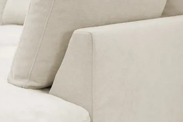Valencia Ekstra dyp 4-seters sofa med sjeselong høyre - Beige - Møbler - Sofaer - Sofaer med sjeselong - 4 seters sofa med divan
