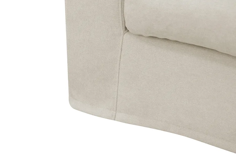 Valencia Ekstra dyp 4-seters sofa med sjeselong høyre - Beige - Møbler - Sofaer - Sofaer med sjeselong - 4 seters sofa med divan