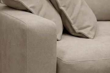 Valencia Ekstra Dyp 4-seters sofa med Sjeselong Høyre - Brun - Møbler - Sofaer - Sofaer med sjeselong - 4 seters sofa med divan