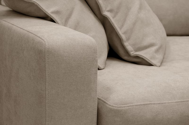 Valencia Ekstra Dyp 4-seters sofa med Sjeselong Høyre - Brun - Møbler - Sofaer - Sofaer med sjeselong - 4 seters sofa med divan