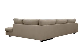 Valencia Ekstra Dyp 4-seters sofa med Sjeselong Høyre - Brun - Møbler - Sofaer - Sofaer med sjeselong - 4 seters sofa med divan