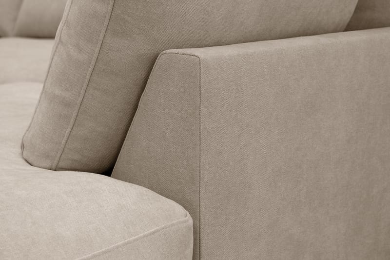Valencia Ekstra Dyp 4-seters sofa med Sjeselong Høyre - Brun - Møbler - Sofaer - Sofaer med sjeselong - 4 seters sofa med divan