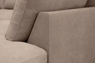 Valencia Ekstra Dyp 4-seters sofa med Sjeselong Høyre - Mørkebrun - Møbler - Sofaer - Sofaer med sjeselong - 4 seters sofa med divan