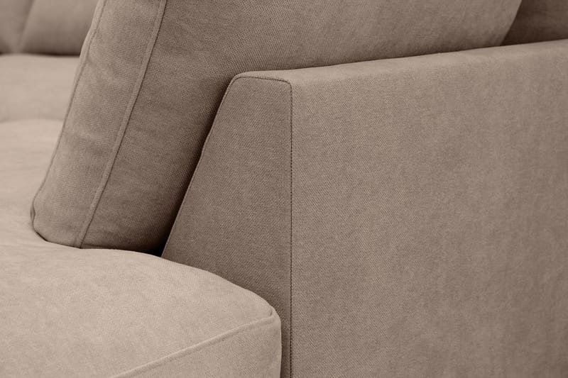 Valencia Ekstra Dyp 4-seters sofa med Sjeselong Høyre - Mørkebrun - Møbler - Sofaer - Sofaer med sjeselong - 4 seters sofa med divan