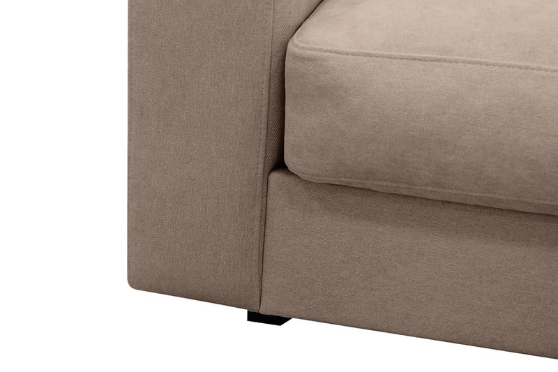 Valencia Ekstra Dyp 4-seters sofa med Sjeselong Høyre - Mørkebrun - Møbler - Sofaer - Sofaer med sjeselong - 4 seters sofa med divan