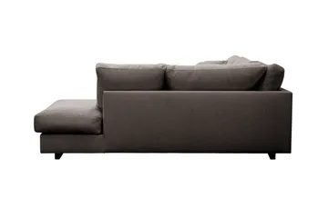 Valencia Ekstra Dyp 4-seters sofa med Sjeselong Høyre - Mørkegrå - Møbler - Sofaer - Sofaer med sjeselong - 4 seters sofa med divan