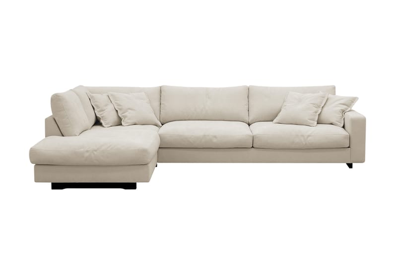 Valencia Ekstra Dyp 4-seters sofa med Sjeselong Venstre, Beige