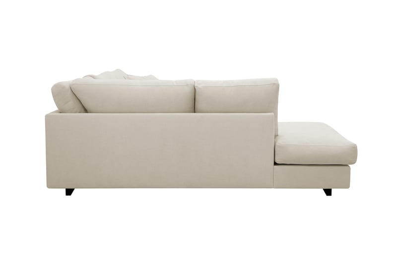 Valencia Ekstra Dyp 4-seters sofa med Sjeselong Venstre - Beige - Møbler - Sofaer - Sofaer med sjeselong - 4 seters sofa med divan