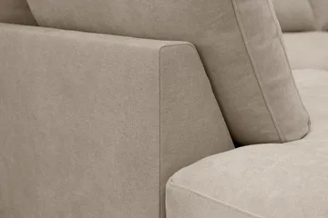Valencia Ekstra Dyp 4-seters sofa med Sjeselong Venstre - Brun - Møbler - Sofaer - Sofaer med sjeselong - 4 seters sofa med divan