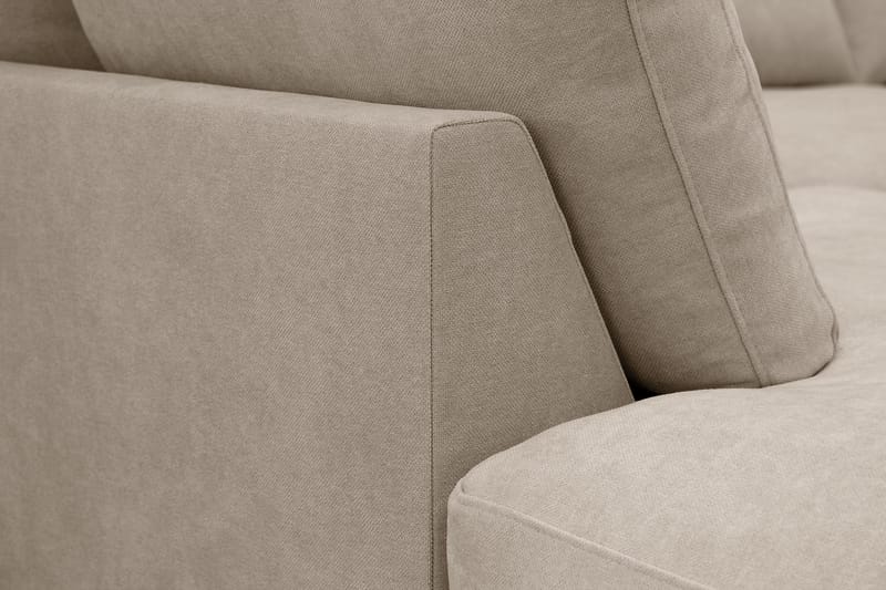 Valencia Ekstra Dyp 4-seters sofa med Sjeselong Venstre - Brun - Møbler - Sofaer - Sofaer med sjeselong - 4 seters sofa med divan