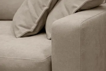 Valencia Ekstra Dyp 4-seters sofa med Sjeselong Venstre - Brun - Møbler - Sofaer - Sofaer med sjeselong - 4 seters sofa med divan