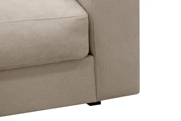 Valencia Ekstra Dyp 4-seters sofa med Sjeselong Venstre - Brun - Møbler - Sofaer - Sofaer med sjeselong - 4 seters sofa med divan