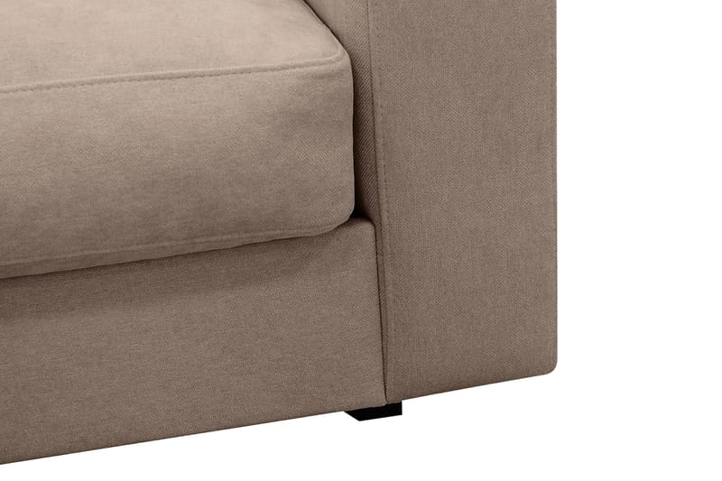 Valencia Ekstra Dyp 4-seters sofa med Sjeselong Venstre - Mørkebrun - Møbler - Sofaer - Sofaer med sjeselong - 4 seters sofa med divan