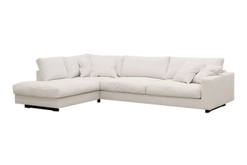 Valencia Ekstra Dyp 4-seters sofa med Sjeselong Venstre - Offwhite - Møbler - Sofaer - Sofaer med sjeselong - 4 seters sofa med divan