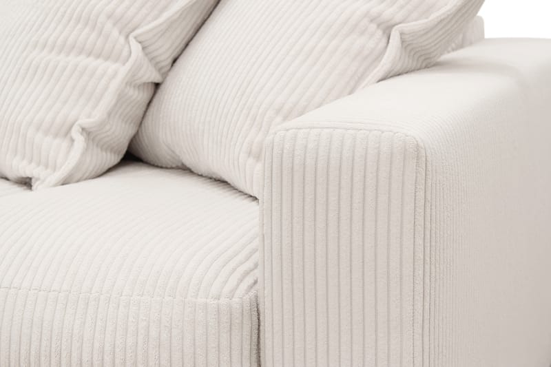 Valencia Ekstra Dyp 4-seters sofa med Sjeselong Venstre - Offwhite - Møbler - Sofaer - Sofaer med sjeselong - 4 seters sofa med divan