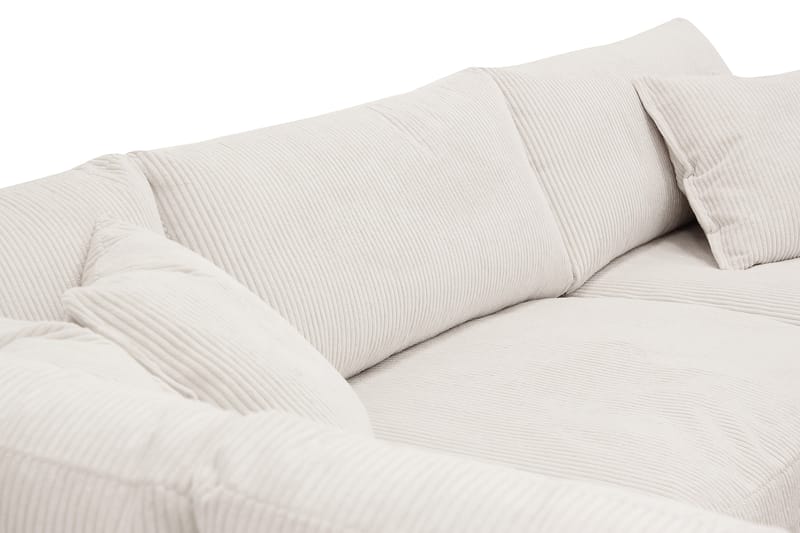 Valencia Ekstra Dyp 4-seters sofa med Sjeselong Venstre - Offwhite - Møbler - Sofaer - Sofaer med sjeselong - 4 seters sofa med divan