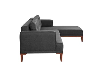 Valsot 4-seters Sofa med Divan - Antrasitt - Møbler - Sofaer - Sofaer med sjeselong - 4 seters sofa med divan