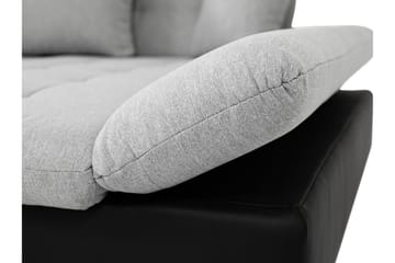 Vananda Sofa med Sjeselong 3-seter i Bouclé - Rosa - Møbler - Sofaer - Sofaer med sjeselong - 3 seters sofa med divan