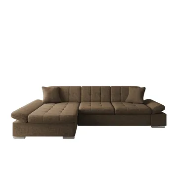 Vananda Sofa med sjeselong 4-seter - Brun - Møbler - Sofaer - Sofaer med sjeselong - 4 seters sofa med divan