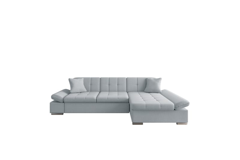 Vananda Soffa med Divan 3-seter - Blå - Møbler - Sofaer - Sofaer med sjeselong - 3 seters sofa med divan