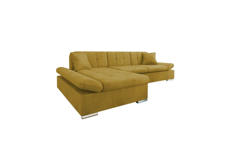 Vananda Soffa med Divan 3-seter, Gul