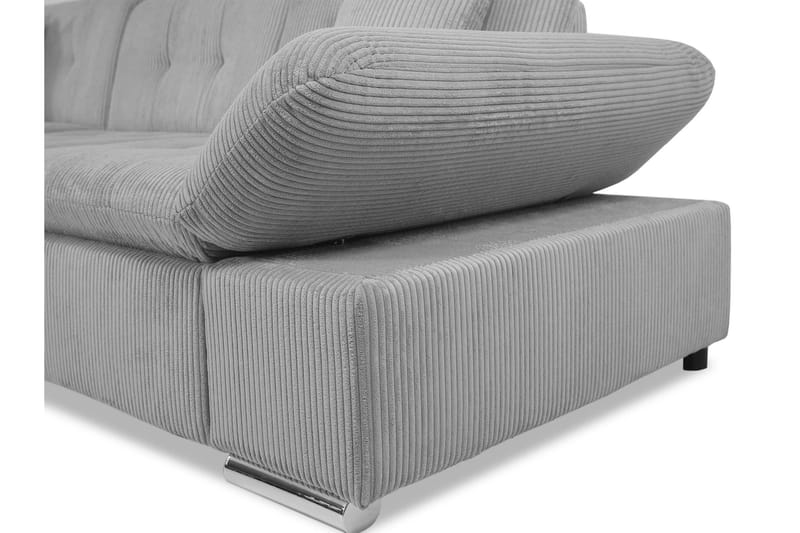 Vananda Soffa med Divan 3-seter - Gul - Møbler - Sofaer - Sofaer med sjeselong - 3 seters sofa med divan