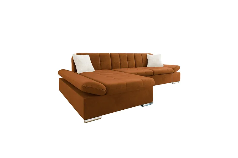 Vananda Soffa med Divan 3-seter, Oransje