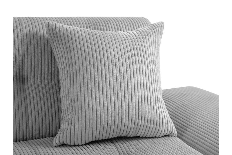 Vananda Soffa med Divan 3-seter - Oransje - Møbler - Sofaer - Sofaer med sjeselong - 3 seters sofa med divan