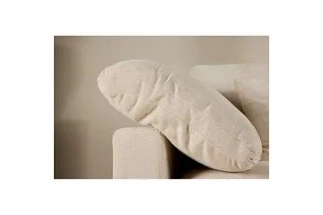 Vanlig sofa med enkel divan uten sjeselong VIND Hjørnesofa VIND Amalfi beige Beige - Møbler - Sofaer - Sofaer med sjeselong - 3 seters sofa med divan