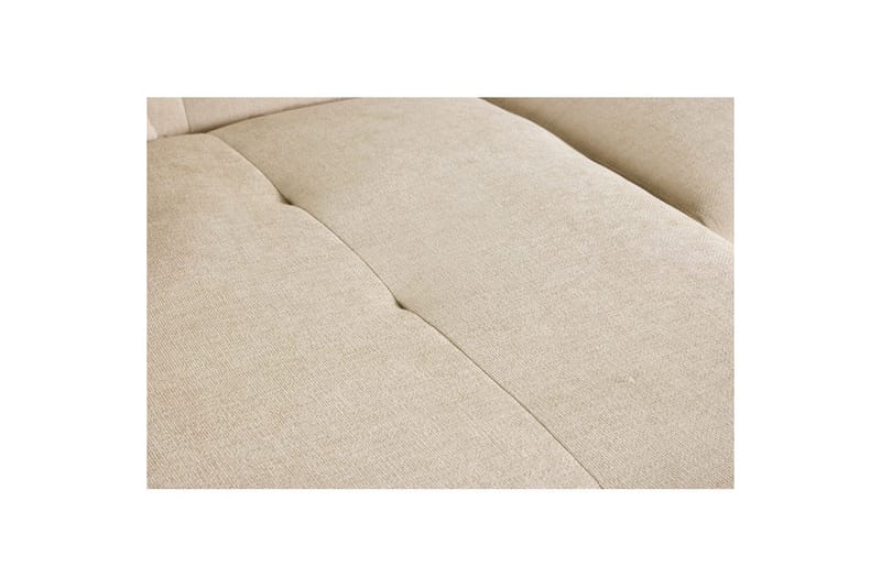 Vanlig sofa med enkeldivan uten sjeselong VIND Hjørnesofa VIND Positano Beige Beige - Møbler - Sofaer - Sofaer med sjeselong - 4 seters sofa med divan