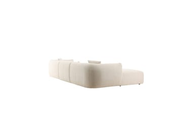 Vanlig sofa med enkeldivan uten sjeselong VIND Hjørnesofa VIND Positano Beige Beige - Møbler - Sofaer - Sofaer med sjeselong - 4 seters sofa med divan